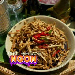 XÁ BẤU TRỘN NƯỚC TƯƠNG TỎI ỚT, CÓ THỂ ĂN CHAY 500G - WINNIE HOUSE