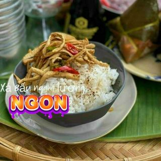 XÁ BẤU TRỘN NƯỚC TƯƠNG TỎI ỚT, CÓ THỂ ĂN CHAY 500G - WINNIE HOUSE