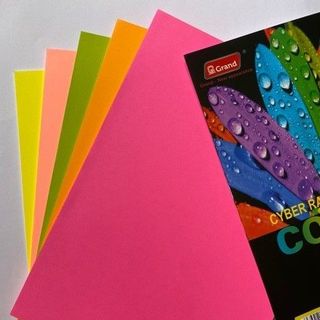 Bìa Thái A4 dạ quang