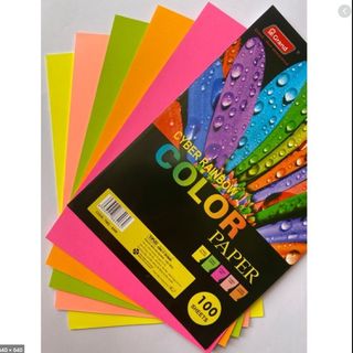 Bìa Thái A4 dạ quang