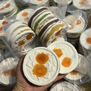 BÁNH IN TRỨNG MUỐI MIX 3 NHÂN, THƠM NGON TRÒN VỊ - WINNIE HOUSE