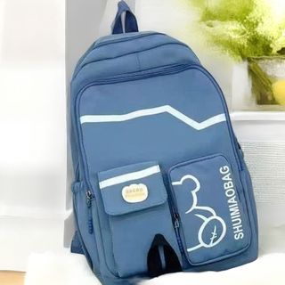 BALO ULZZANG THỜI TRANG PHỐI HỌA TIẾT GẤU CHỐNG NƯỚC WH269 - WINNIE HOUSE
