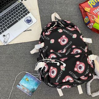 BALO ULZZANG GẤU DÂU CHỐNG NƯỚC THỜI TRANG HÀN QUỐC WH267 - WINNIE HOUSE
