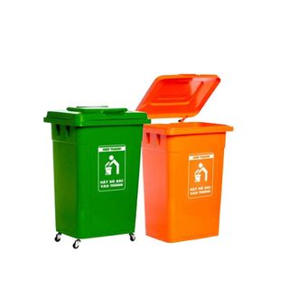 Thùng rác công cộng 90 lít ( 550 x 420 x 884cm)