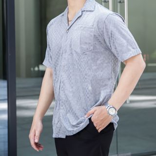 SƠ MI NHUNG VÂN CARO 01
