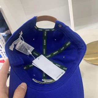 Nón L.a.c.o.s.t.e Xanh logo thêu