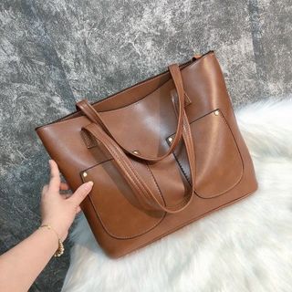 TÚI TOTE ĐEO VAI, ĐEO CHÉO CÔNG SỞ VỪA A4 WH130-W07 - WINNIE HOUSE
