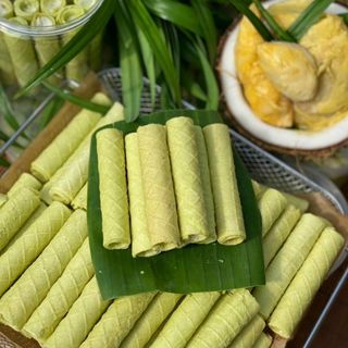 BÁNH ỐNG KEM BƠ SẦU RIÊNG, MÓN NGON PHÁ CÁCH ĐU TREND 290G - WINNIE HOUSE
