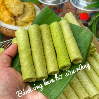 BÁNH ỐNG KEM BƠ SẦU RIÊNG, MÓN NGON PHÁ CÁCH ĐU TREND 290G - WINNIE HOUSE