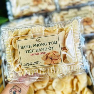 BÁNH PHỒNG TÔM TIÊU ỚT ĐẦY HƯƠNG VỊ 500G - WINNIE HOUSE