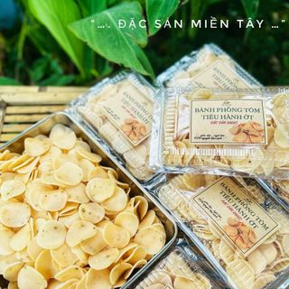 BÁNH PHỒNG TÔM TIÊU ỚT ĐẦY HƯƠNG VỊ 500G - WINNIE HOUSE