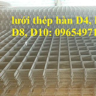 Lưới thép hàn phi 6 ô 100x100, 150x150, 200x200 đổ bê tông