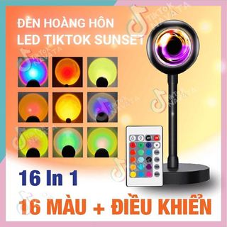 Đèn led hoàng hôn đèn Tiktok trang trí mặt trời đỏ chuyên quay video chụp ảnh - Led Sunset / Sunset Red / Rainbow