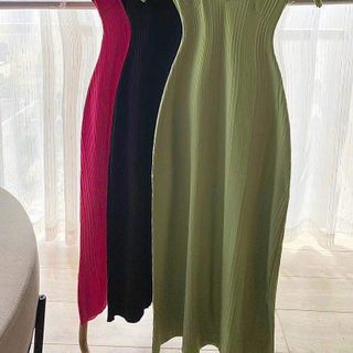 Đầm body thun co