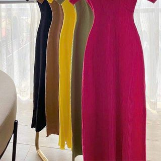 Đầm body thun co
