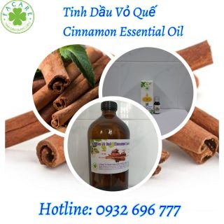Tinh dầu Vỏ quế Cinnamon essential oil nhập khẩu Ân Độ, khử mùi, diệt khuẩn - 100ml giá sỉ