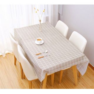 HL035 - Khăn trải bàn kẻ caro nhựa PVC chống thấm nước