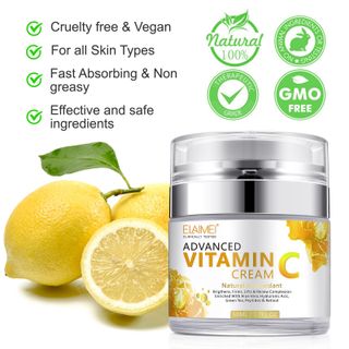 Kem VITAMIN C Natural Antioxidant Chuyên phục hồi da, dưỡng da chắc khỏe, sáng mịn ngăn ngừa sạm da 50ml