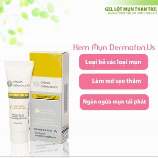 Dermaton US kháng khuẩn, chống viêm, ngừa mụn tuýp 20g