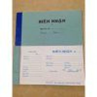 Sổ biên nhận 1 liên