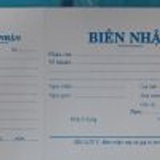 Sổ biên nhận 1 liên