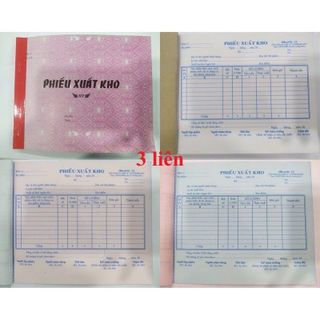 Phiếu xuất kho 3 liên