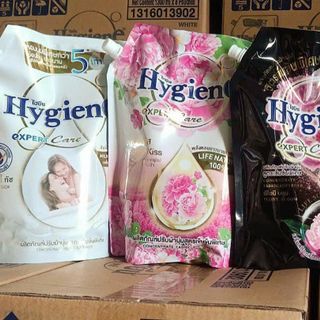 BỊCH NƯỚC XẢ VẢI HYGIENE 2L (ĐEN & HỒNG), 2L2 (TRẮNG & CAM)