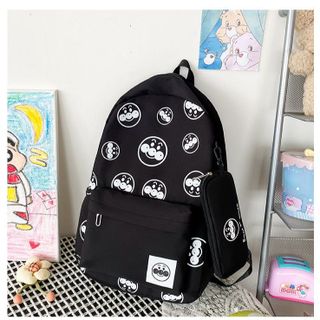 SET BALO ULZZANG CHỐNG NƯỚC TẶNG KÈM VÍ PHONG CÁCH NHẬT BẢN WH189 - WINNIE HOUSE