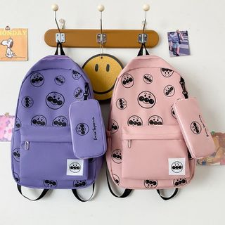SET BALO ULZZANG CHỐNG NƯỚC TẶNG KÈM VÍ PHONG CÁCH NHẬT BẢN WH189 - WINNIE HOUSE