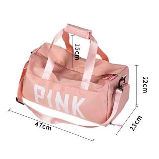 TÚI DU LỊCH PINK 2 TẦNG GẤP GỌN CAO CẤP WH144 - WINNIE HOUSE