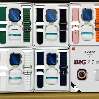 Set Airpod i8 Ultra 3Mon BIG 2. Gồm Airpod + Apple Watch + Dây Silicon