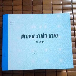 Phiếu xuất kho nhỏ 1 liên nhỏ