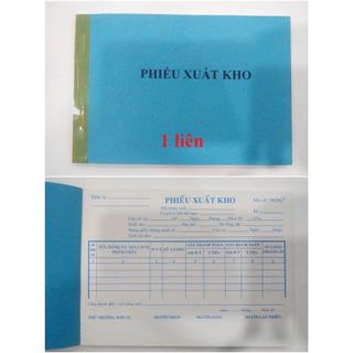 Phiếu xuất kho nhỏ 1 liên nhỏ