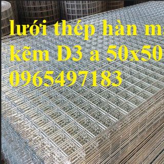 Lưới thép hàn mạ kẽm D3 a 50x50mm dạng tấm. Hàng có sẵn tại kho Hà Nội