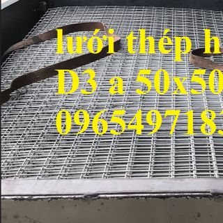 Lưới thép hàn mạ kẽm D3 a 50x50mm dạng tấm. Hàng có sẵn tại kho Hà Nội
