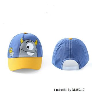 Mũ lưỡi trai cho bé trai bé gái S1-3y M259.17
