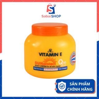 Kem Vitamin E Aron Q10 Dưỡng Ẩm Chống Nắng Làm Mềm Mịn Sáng Da Thái Lan Chính Hãng 200g giá sỉ