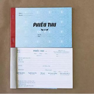 Phiếu thu 3 liên 13*19(mẫu doanh nghiệp)