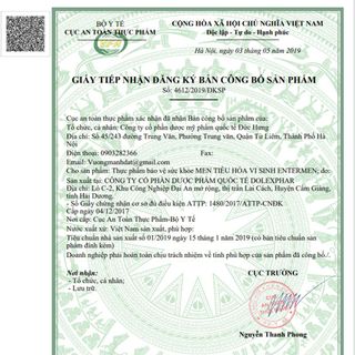 MEN TIÊU HÓA VI SINH ENTERMEN HỘP 20 ỐNG - HÀN -Ý