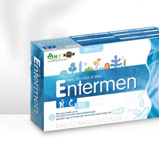 MEN TIÊU HÓA VI SINH ENTERMEN HỘP 20 ỐNG - HÀN -Ý