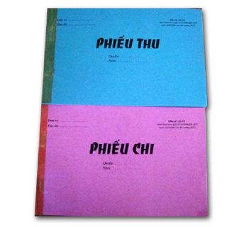 Phiếu thu 2 liên 50 bộ