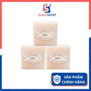 Xà Phòng Cám Gạo Jam Rice Milk Soap Thái Lan Trắng Da Mềm Mịn Chính Hãng 65 Gram giá sỉ