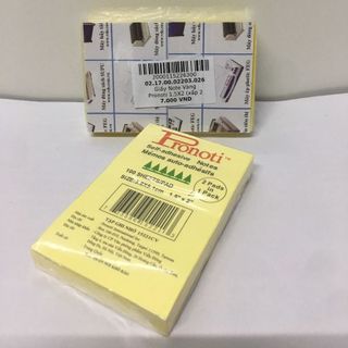 Giấy note 1.5x2 Pronoti