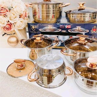 BỘ NỒI ĐỨC CAO CẤP NHẬP KHẨU CHÍNH HÃNG 6 MÓN - KAISA VILLA