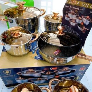 BỘ NỒI ĐỨC CAO CẤP NHẬP KHẨU CHÍNH HÃNG 6 MÓN - KAISA VILLA