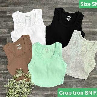 Kho về lô mới đủ màu và size Crop trơn siêu xinh đây ạ giá sỉ