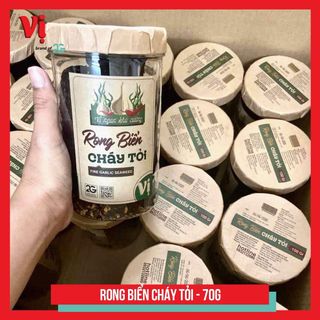 RONG BIỂN CHÁY TỎI HŨ 70G -  VỊ