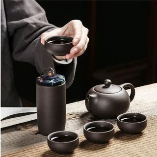 BỘ BÌNH TRÀ CÓ TÚI ĐỰNG ĐI DU LỊCH