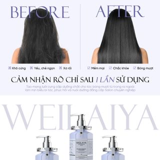 Dầu hấp tóc phục hồi đa tầng Weilaiya chiết xuất nấm Truffle chống lão hóa da đầu, mượt tóc cho tóc khô xơ 450ml