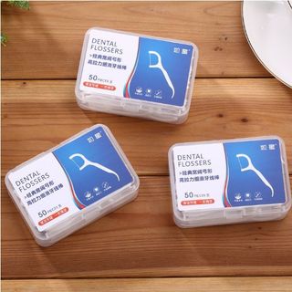 Hộp 50 Cây Tăm Chỉ Nha Khoa - tăm chỉ nha khoa giá sỉ